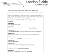 Tablet Screenshot of londonfields.net